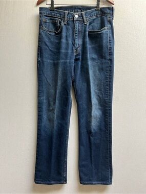 Levi's 514 Straight Fit Dark Wash Jeans Men's Sz 34